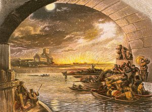 Velký požár Londýna od English School