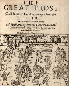The Great Frost, Londýn, 1608 od English School