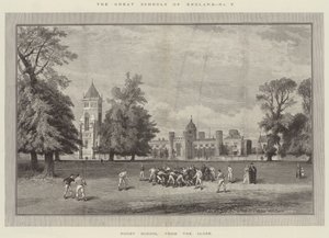 The Great Schools of England, Rugby School, from the Close (rytina) od English School