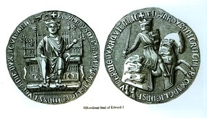Velká pečeť Edwarda I. (1239-1307) od English School