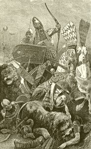 Velký Sesostris (Rameses II.) v bitvě u Kadesch
