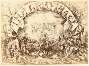 Griffinage, Hon. Newman Strange, stránka z The Delhi Sketchbook, 1850-54 od English School