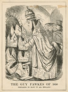 Guy Fawkes z roku 1850 od English School