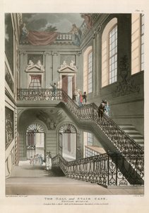 The Hall and Stair Case, Britské muzeum od English School