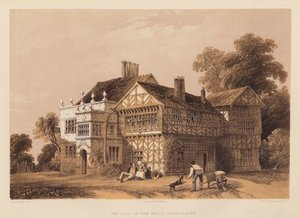 The Hall in the Wood, Lancashire (akvatinta) od English School