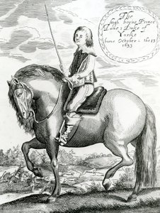 Urozený princ James vévoda z Yorku, 1640-50 od English School