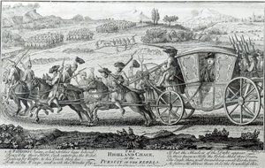 The Highland Chase, 21. února 1745 od English School