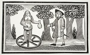 The History of Fortunatus, ilustrace z Chap-books of the Eighteenth Century od Johna Ashtona, pub. 1882 od English School