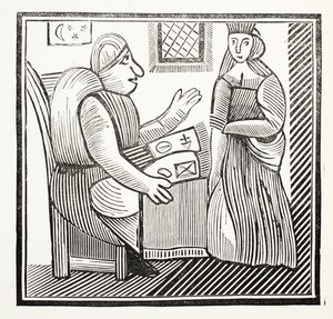 The History of Mother Bunch of the West, ilustrace z knihy Chap-books of the Eighteenth Century od Johna Ashtona, vyd. 1882 od English School