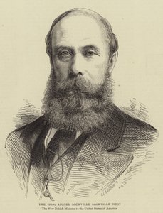 Ctihodný Lionel Sackville Sackville West (rytina) od English School