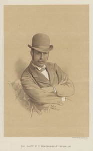 The Honourable W T Wentworth-Fitzwilliam (litografie) od English School