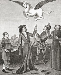 Kůň Pegasus, 1878 od English School