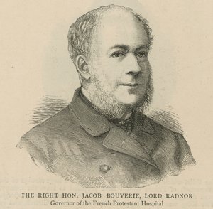 Hugenoti v Anglii: Správný ctihodný Jacob Bouverie, Lord Radnor od English School