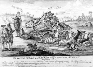Maďarská katastrofa, která je pokračováním Slough, 1757 od English School