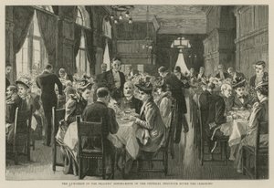 Imperial Institute: Oběd v jídelně Fellows po obřadu od English School
