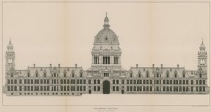 Imperial Institute, design A W Blomfield od English School