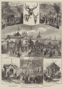 Mezinárodní lesnická výstava v Edinburghu (rytina) od English School