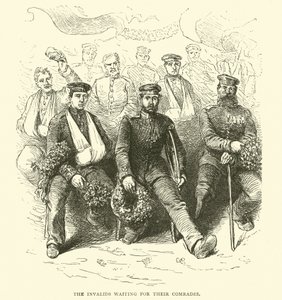 Invalidi čekající na své kamarády, 1871-2 od English School