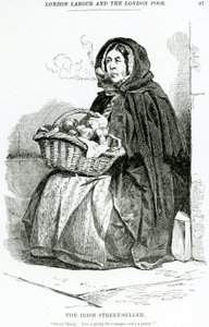 The Irish Street Seller, c.1840 od English School