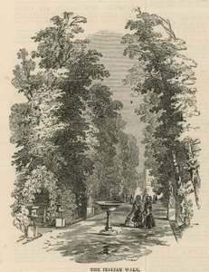 Italská procházka ve Vauxhall Gardens od English School