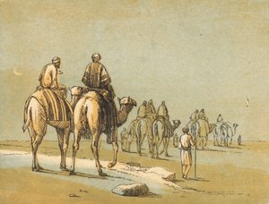 The Journey of the Wise Men (barevná rytina) od English School