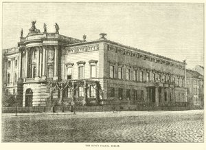 Královský palác, Berlín, březen 1871 od English School