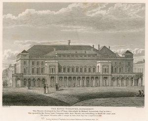The Kings Theatre, Haymarket, Londýn od English School
