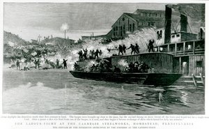 Labour-Fight v Carnegie Steelworks, Homestead, Pennsylvania, z 