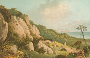 Sesuv půdy u Ventnoru – Isle of Wight od English School