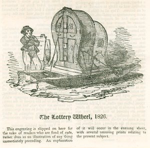 Poslední loterie. Kolo loterie, 1826 od English School