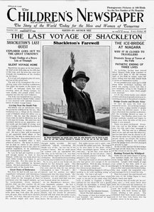 The Last Voyage of Shackleton, titulní strana 