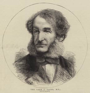The Late J Laird, MP (rytina) od English School