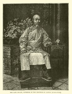 Zesnulý Jin-Lin, guvernér provincie Kanton, Quang-Tung od English School