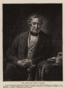 Zesnulý pan Henry Graves (rytina) od English School