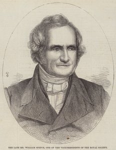 Zesnulý pan William Spence, jeden z viceprezidentů Královské společnosti (rytina) od English School