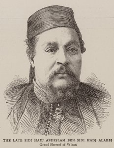 Thalat Sidi Hadj Abdessalem Ibn Sidi Hadj Al-Arabi (rytina) od English School