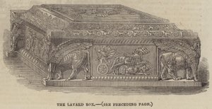 The Layard Box (rytina) od English School