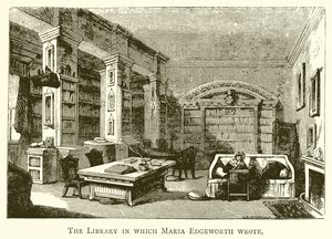 Knihovna, ve které Maria Edgeworthová psala od English School