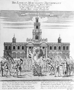 The London Merchants Triumphant, 1733 od English School