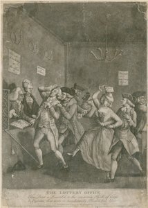 Loterijní kancelář. 1777 od English School