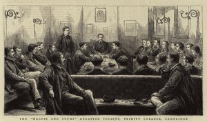 Debatní společnost „Straka a pahýl“, Trinity College, Cambridge od English School