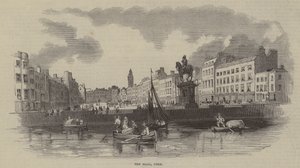 The Mall, Cork (rytina) od English School