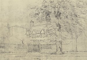 The Manor House, c 1770 (hlubotisk) od English School
