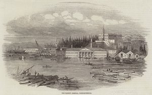 Marine Arsenal, Konstantinopol (rytina) od English School