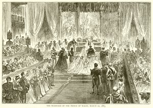 Svatba prince z Walesu, 10. března 1863 od English School