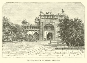 Mauzoleum Akbar, Sikundra od English School