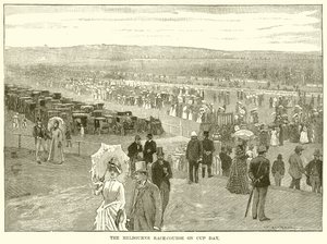 Melbourne Race-Course na Cup Day od English School