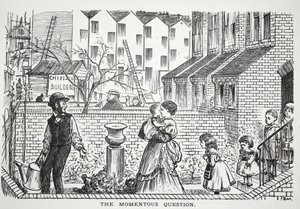 The Momentous Question, ilustrace z Punch od English School