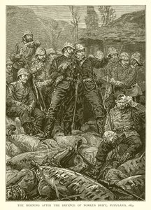 Ráno po obraně Rorkes Drift, Zululand, 1879 od English School