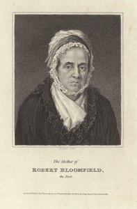 Matka básníka Roberta Bloomfielda (rytina) od English School